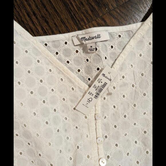 Madewell White Eyelet size M - Picture 2 of 4